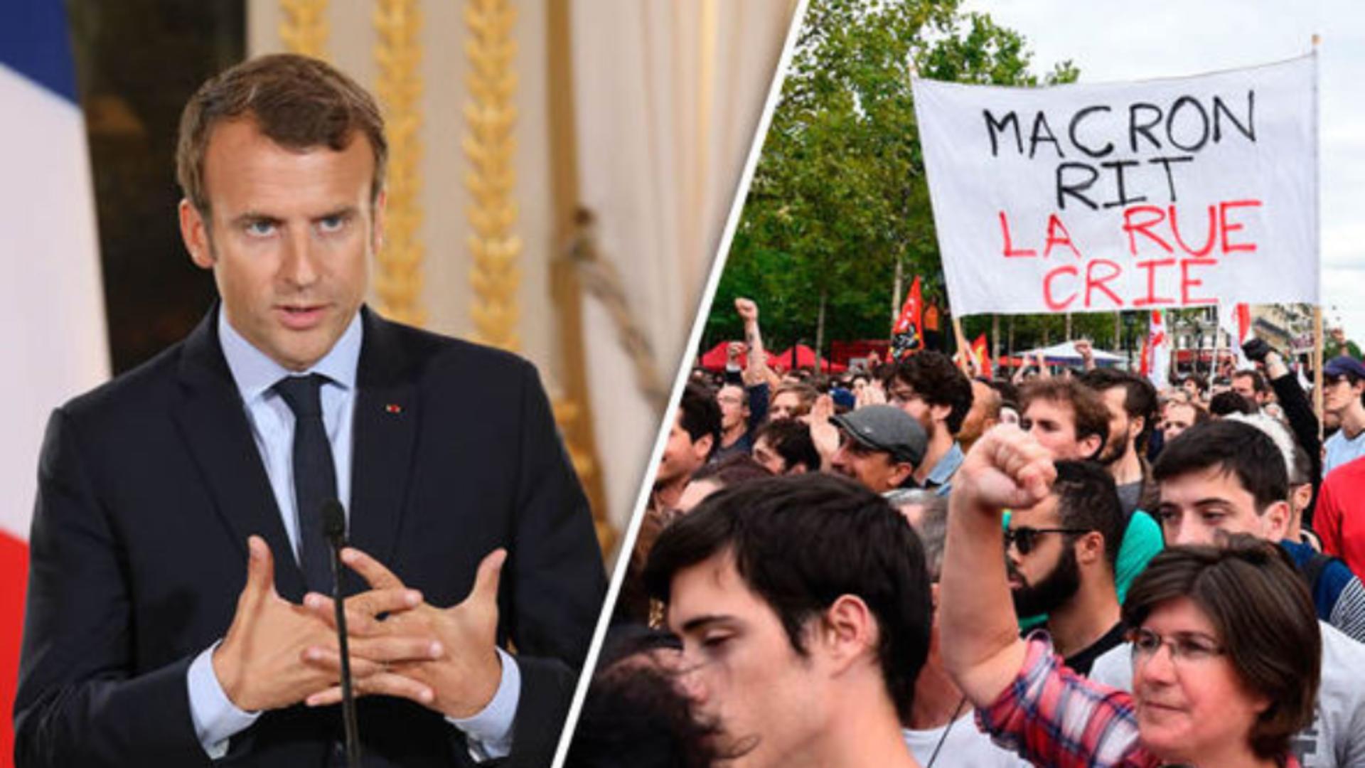 Proteste uriașe după reforma pensiilor, în timpul discursului lui Macron - Ce pensii speciale au fost tăiate în Franța
