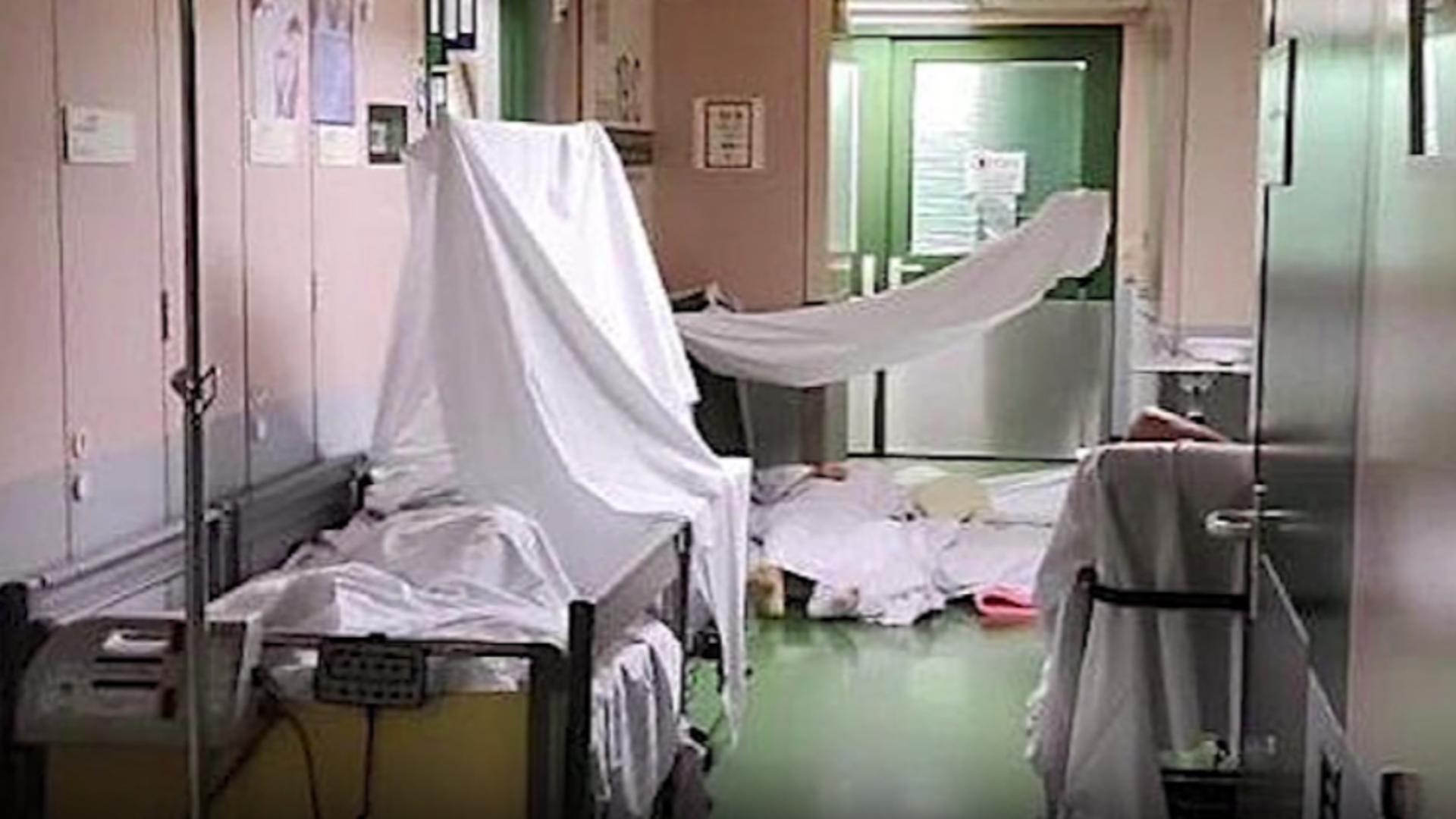 Imagini incredibile dintr-un spital din Viena / Captură video