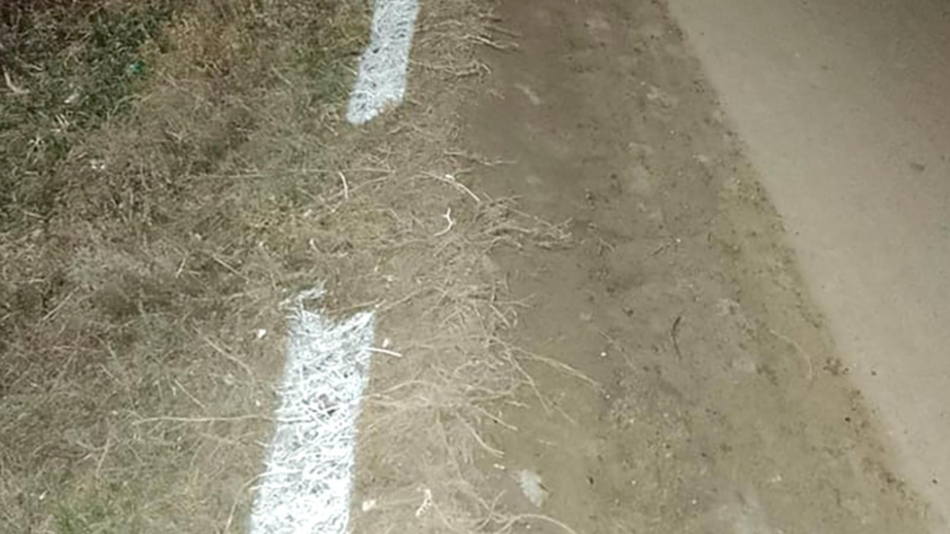 Doar în România vezi asta: pământ trasat cu marcaj rutier - Unde a lovit DOREL