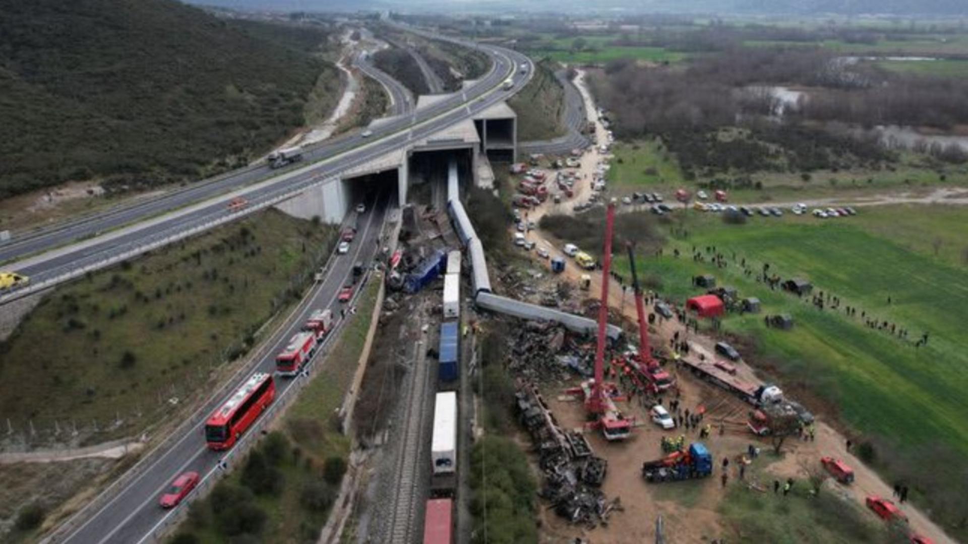 Doliu național pentru 3 zile în Grecia după tragedia feroviară în care au murit cel puțin 39 de oameni