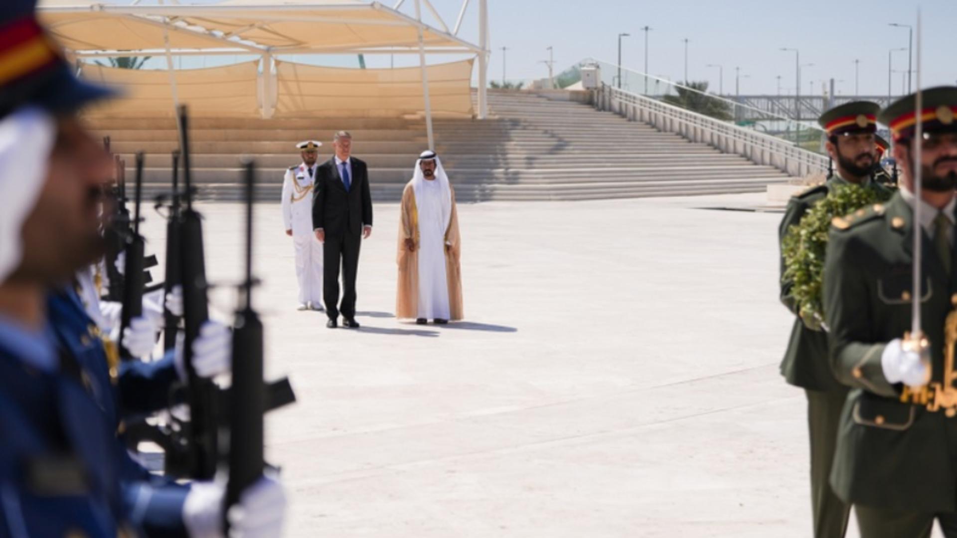 Klaus Iohannis, în Emiratele Arabe / Foto: Administrația Prezidențială