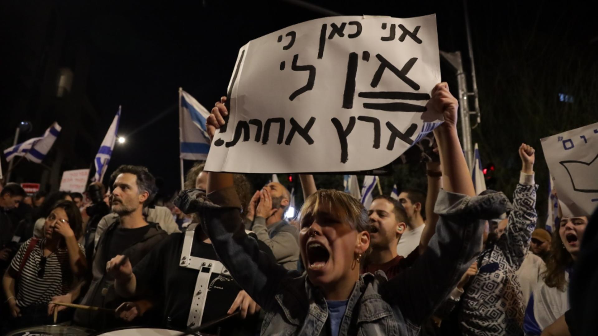 Proteste în Israel. Foto: Profimedia