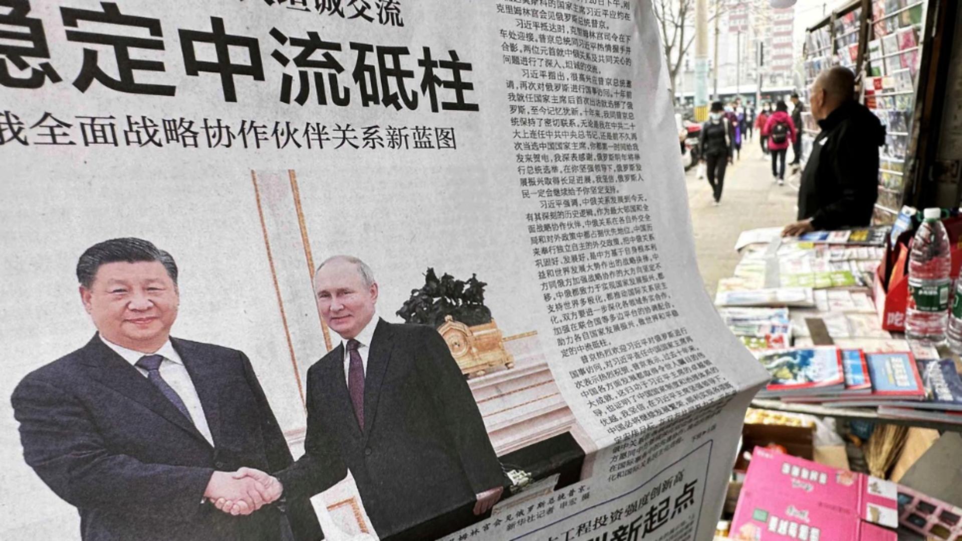 Presa chineză despre întâlnirea Putin-Xi (Profimedia)