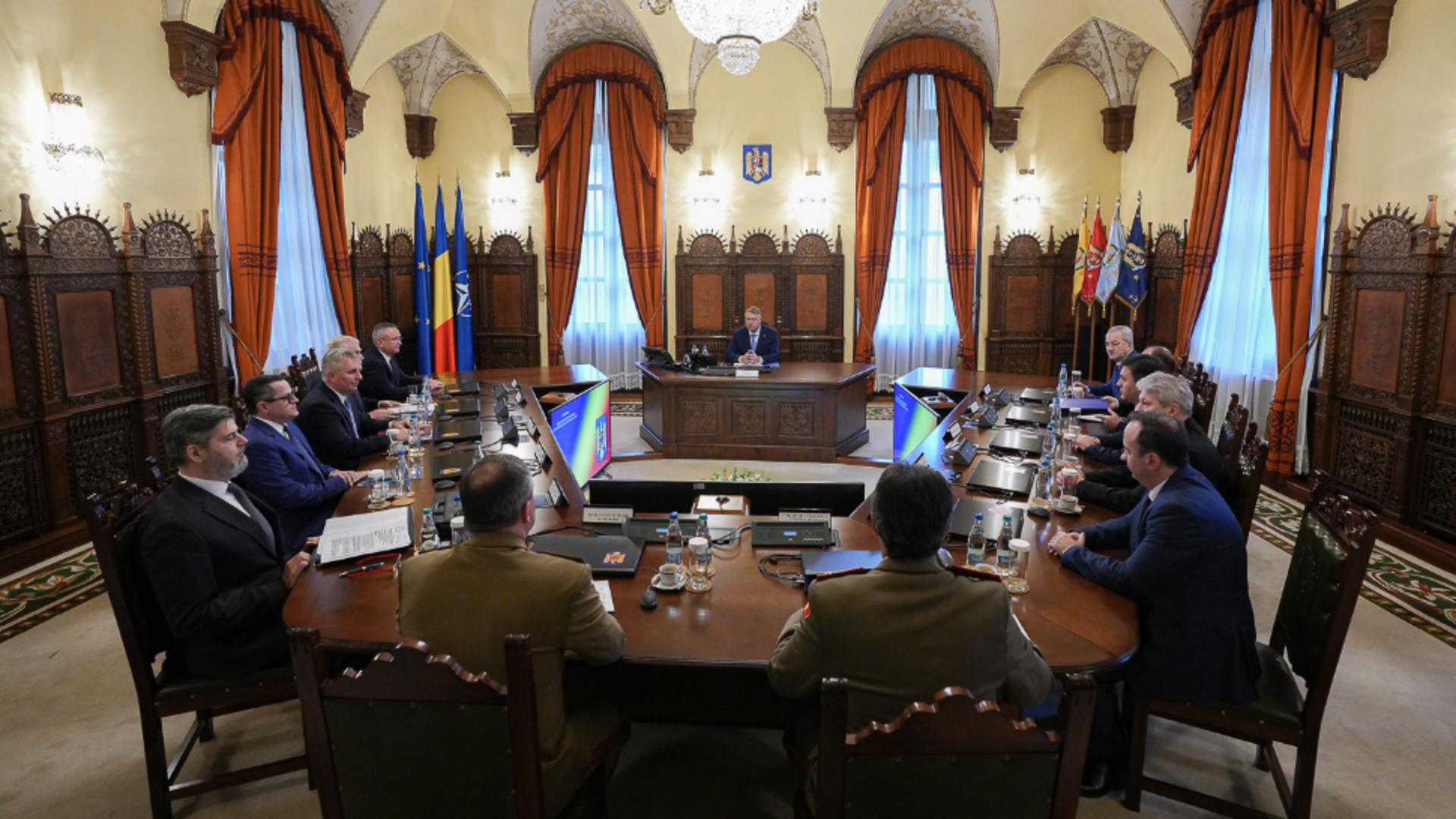 Ședință CSAT la palatul Cotorceni/ Administrația Prezidențială