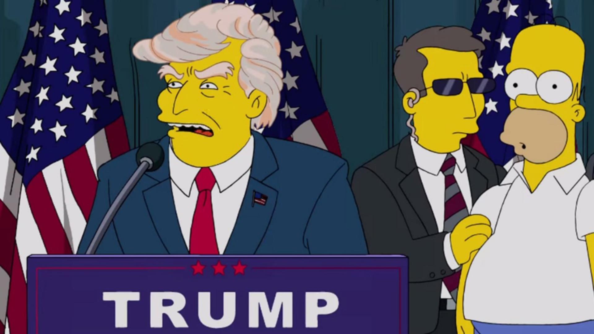 Donald Trump in serialul The Simpsons (Profimedia)