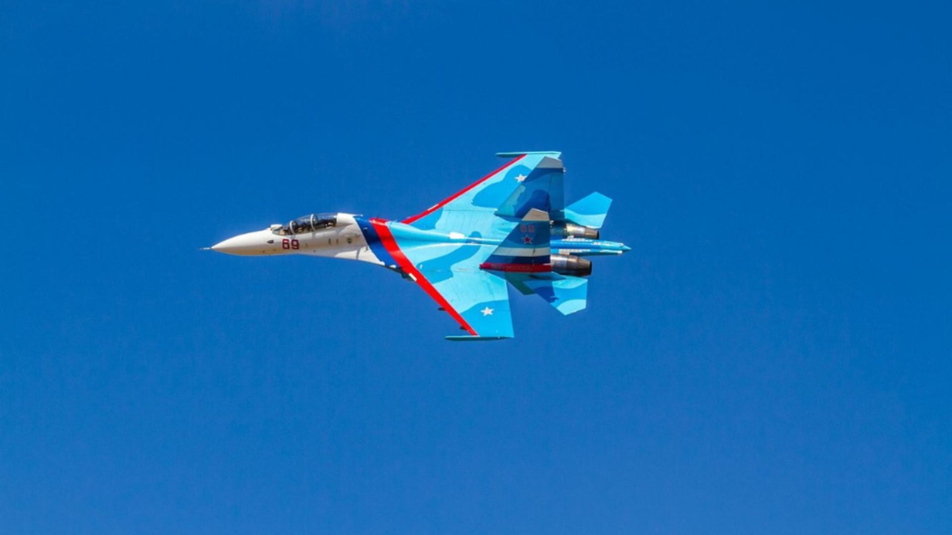 Avion de luptă rus Su-27/ Profimedia