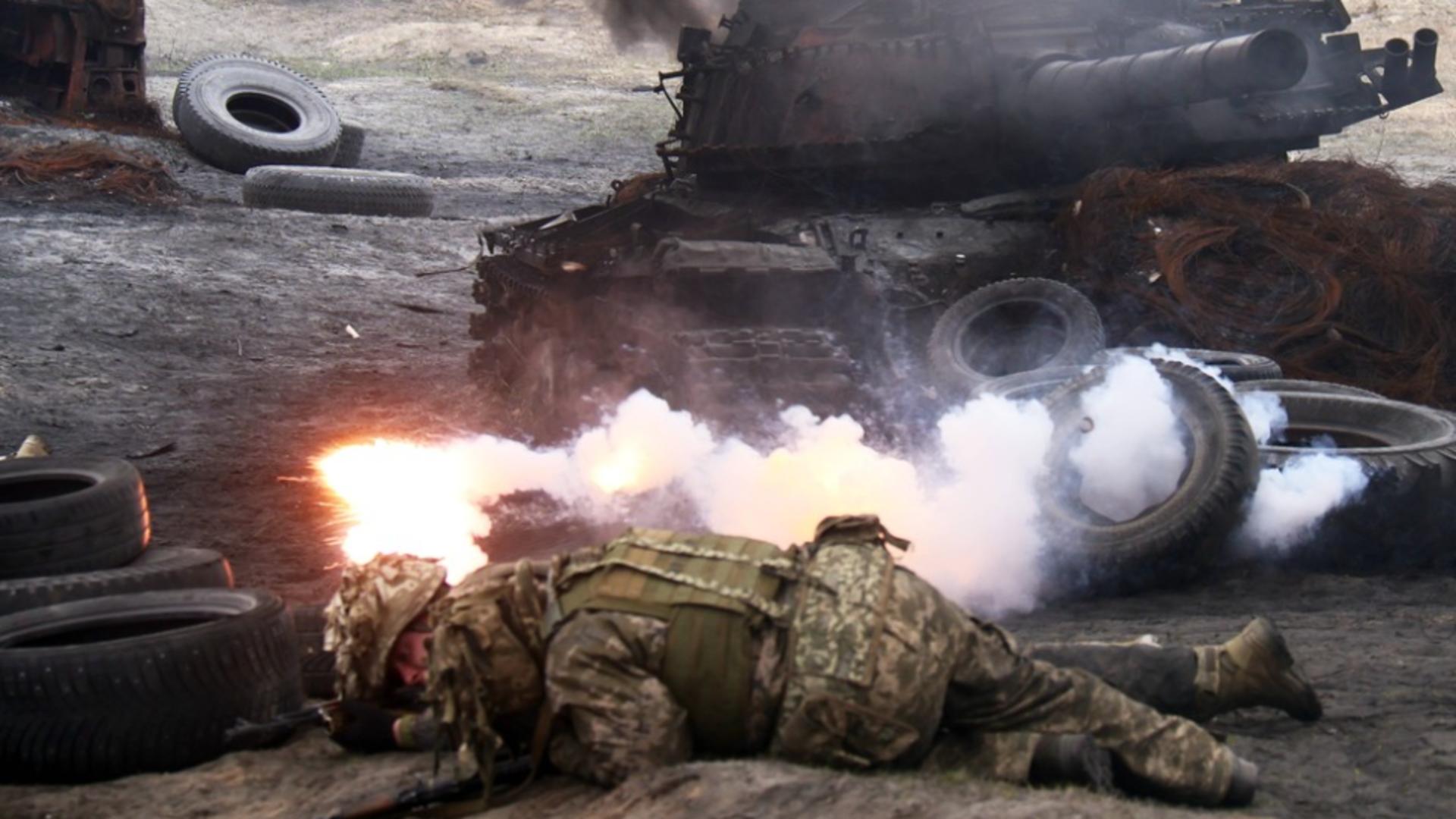 Exercițiu militar ucrainean (foto: Profimedia)
