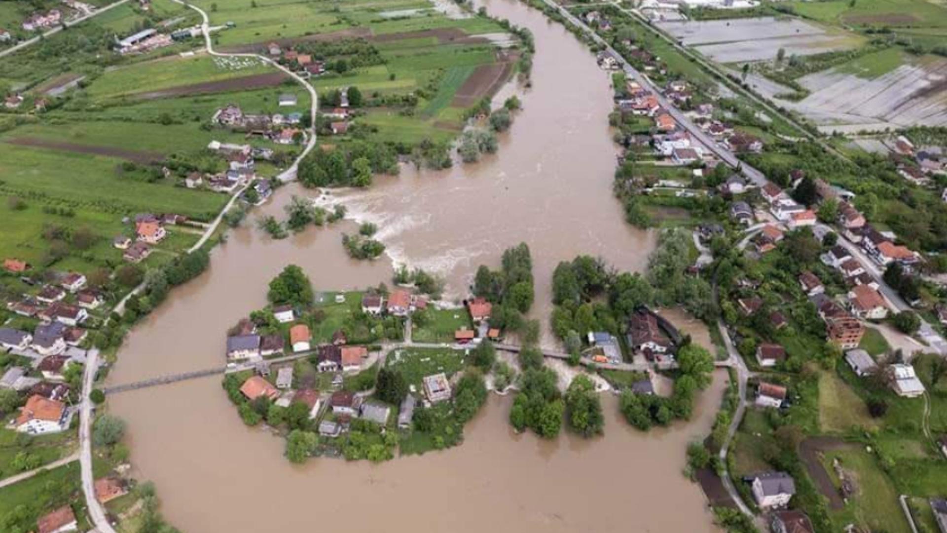 MAE, avertizare de călătorie în Bosnia după inundațiile masive - A fost declarată stare de dezastru în nordul și nord-vestul țării - VIDEO