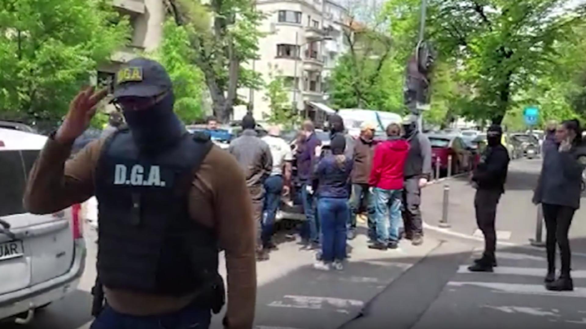 Flagrant polițiști șpăgari/ Captură video 