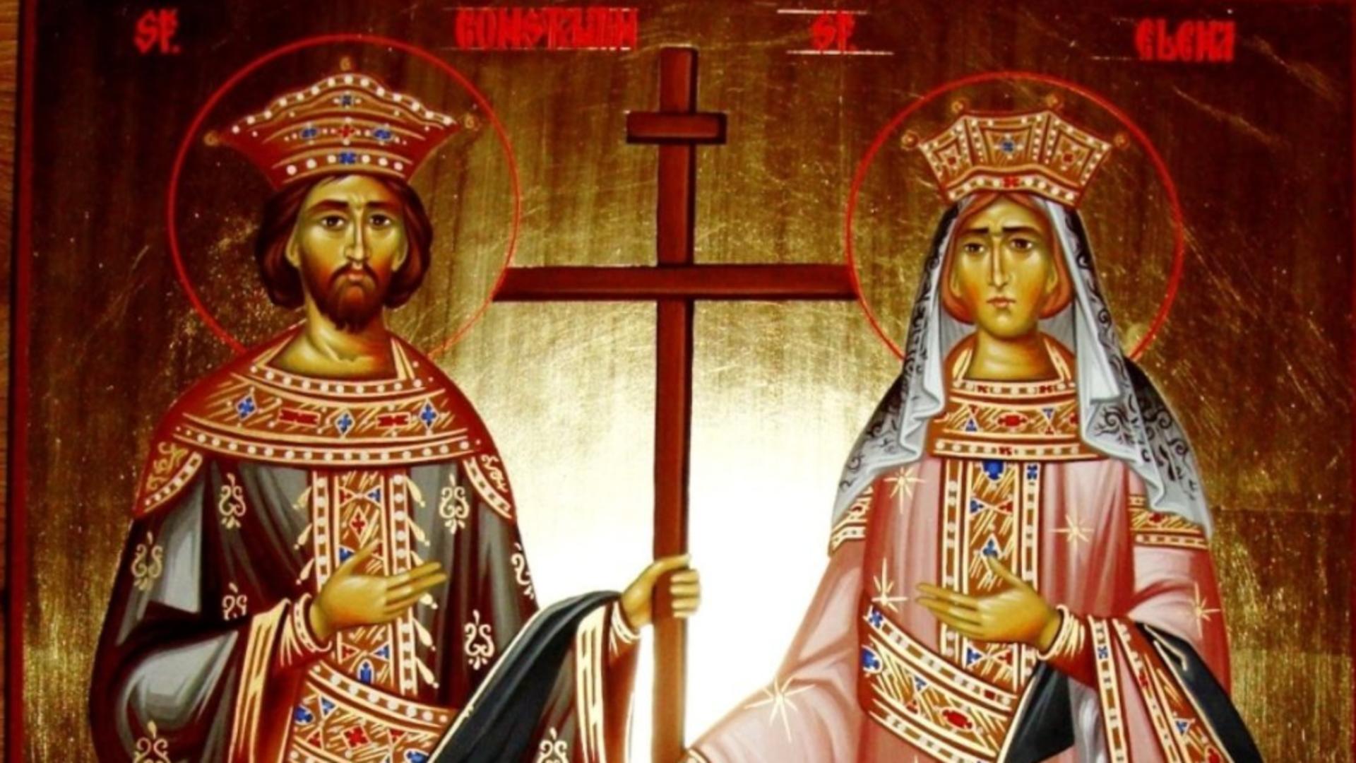 Peste 1,8 români își serbează onomastica de Sfinții Constantin și Elena