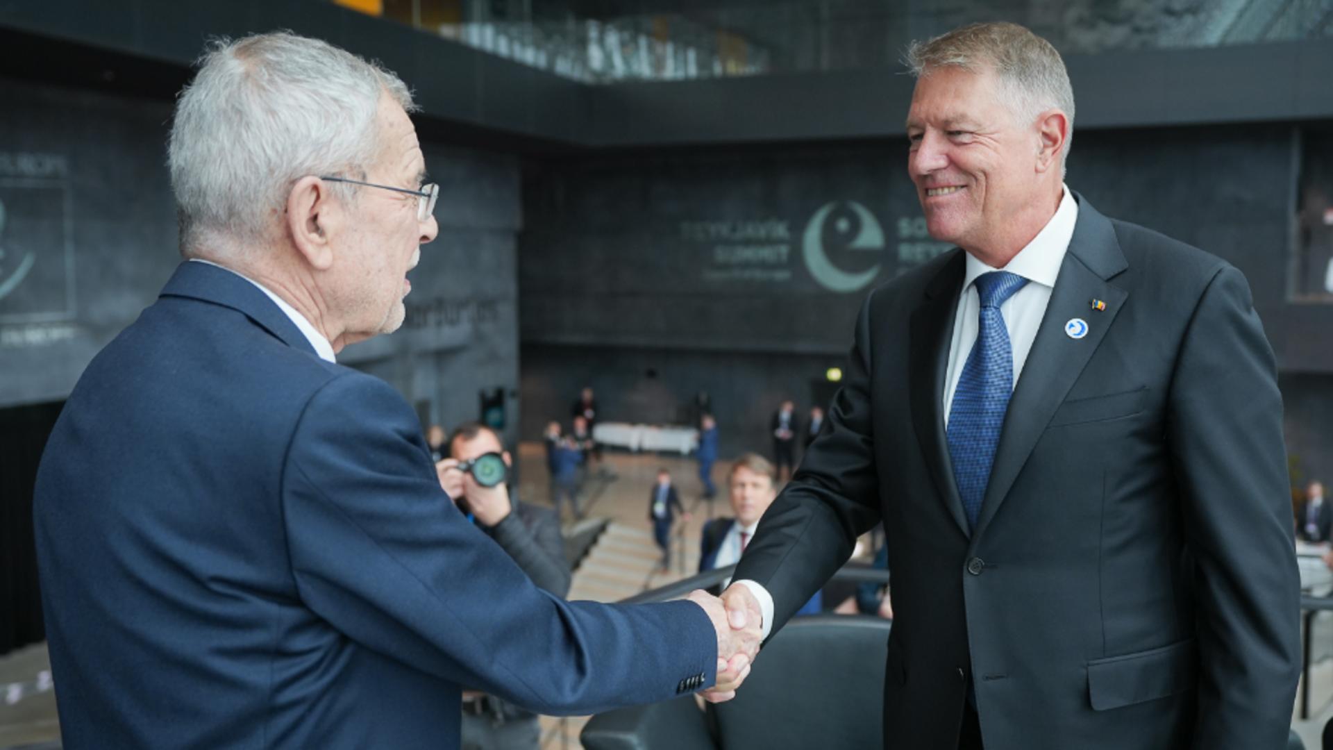 Klaus Iohannis, întâlnire de gradul ZERO cu președintele Austriei, țara care a refuzat România în Schengen