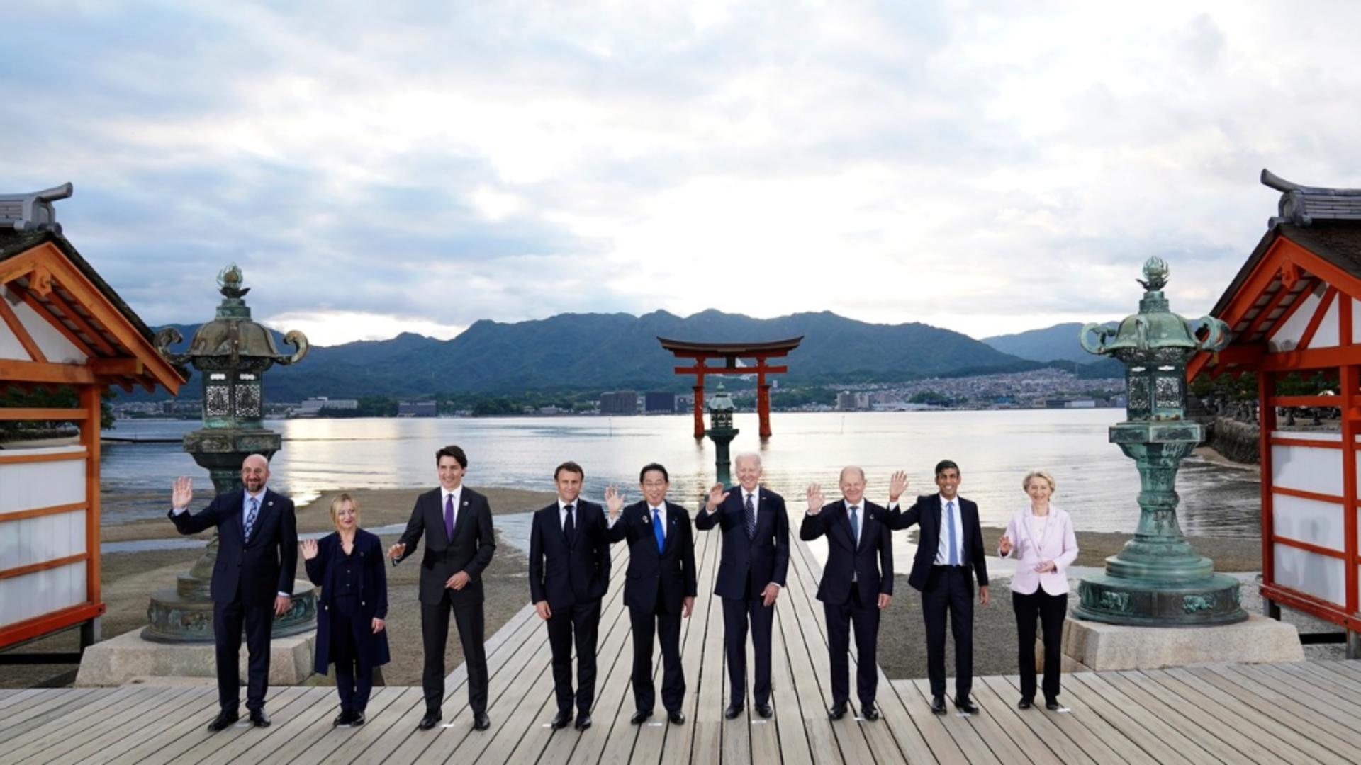Liderii summit G7 Hiroshima/ Profimedia
