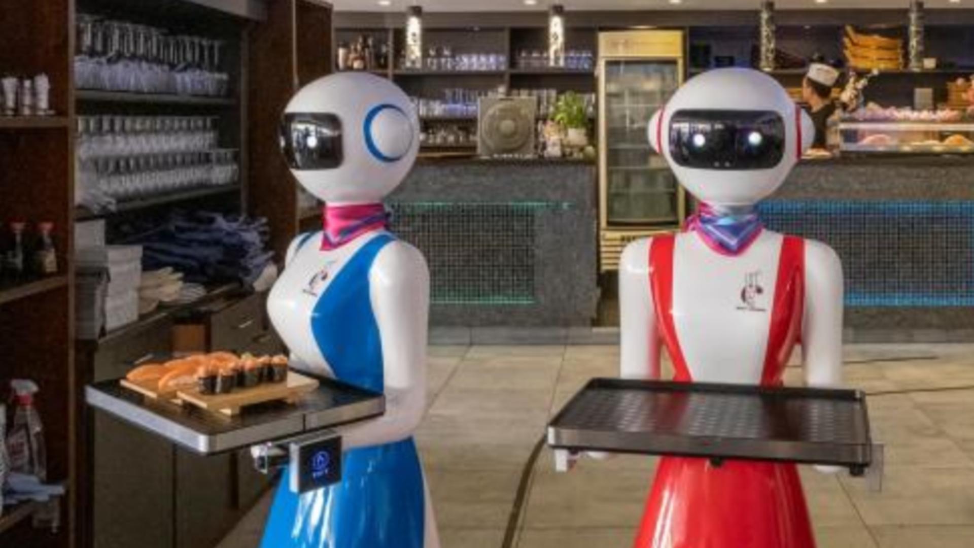 Bulgarii introduc chelneri roboți în restaurante. Vorbesc engleză, bulgară, iau comenzi și servesc