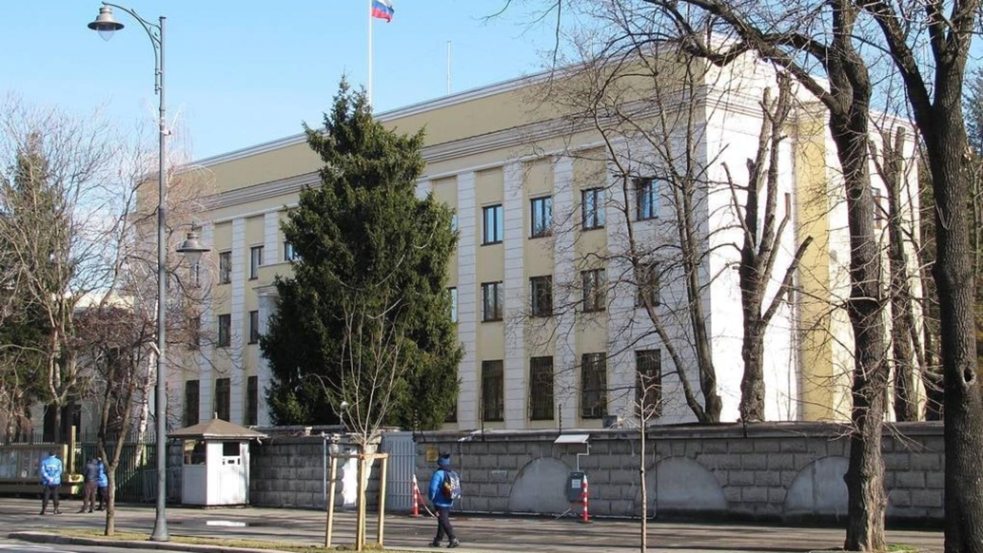 Alertă la Ambasada Rusiei din București