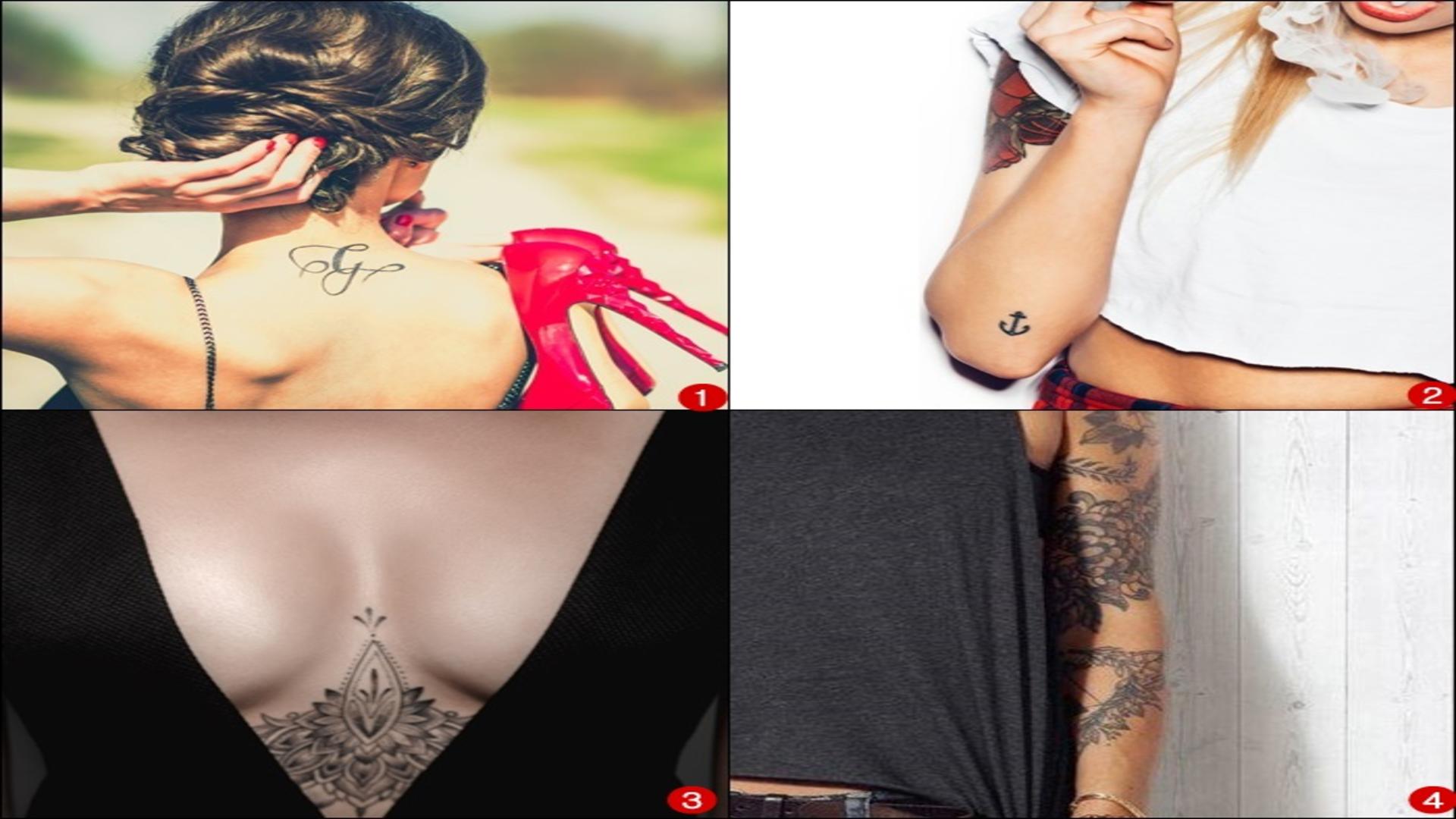 Testul tatuajelor: Care te atrage cel mai mult? Răspunsul îți va spune multe lucruri ascunse despre tine