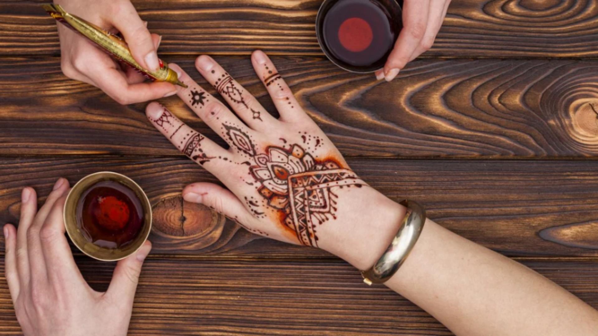 Tatuaje cu henna/ Captură foto