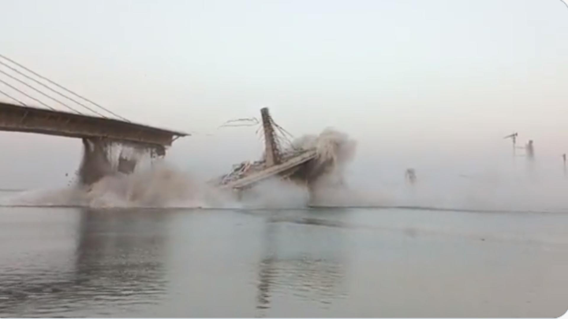 Pod prăbușit India/ Captură video Twitter