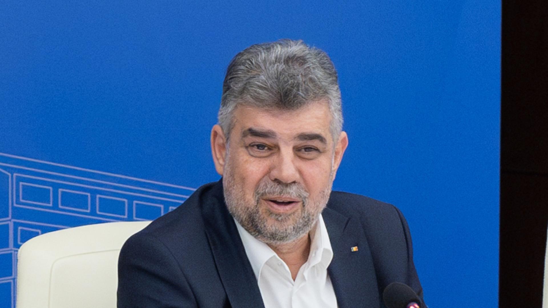 Marcel Ciolacu - premierul României