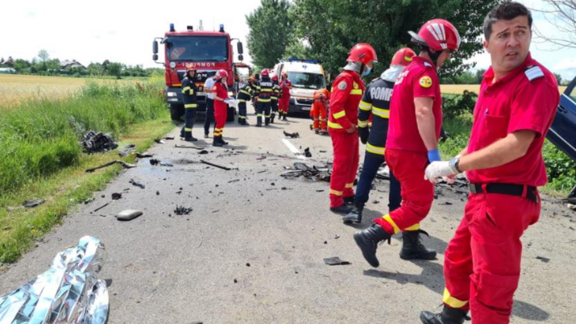 Un bărbat din Dâmbovița, cercetat pentru că ar fi violat o fetiță de 13 ani, a murit într-un accident rutier FOTO