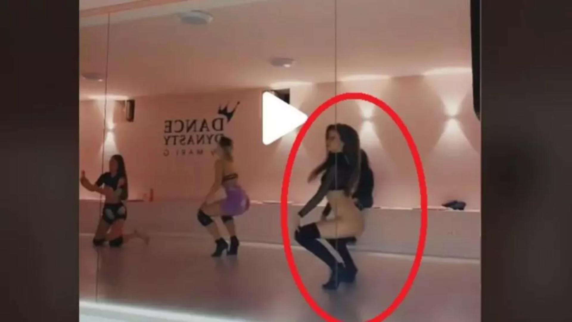VIDEO – S-a filmat în timp ce dansa la sală – Imaginile au devenit virale – Abia la sfârșit îți dai seama despre ce e vorba