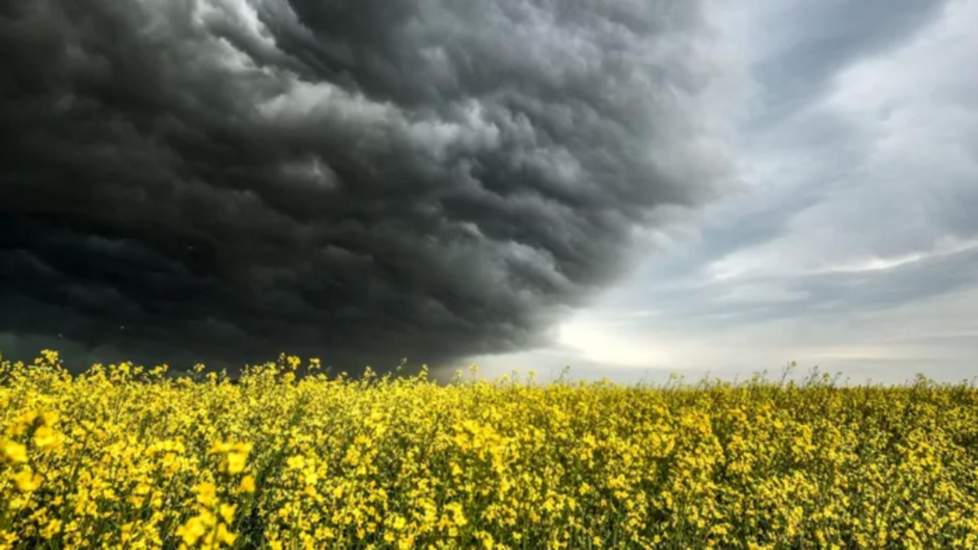 Avertizare meteo de vreme rea: Cod galben de fenomene periculoase - Ploi și vijelii în peste jumătate de țară - HARTA