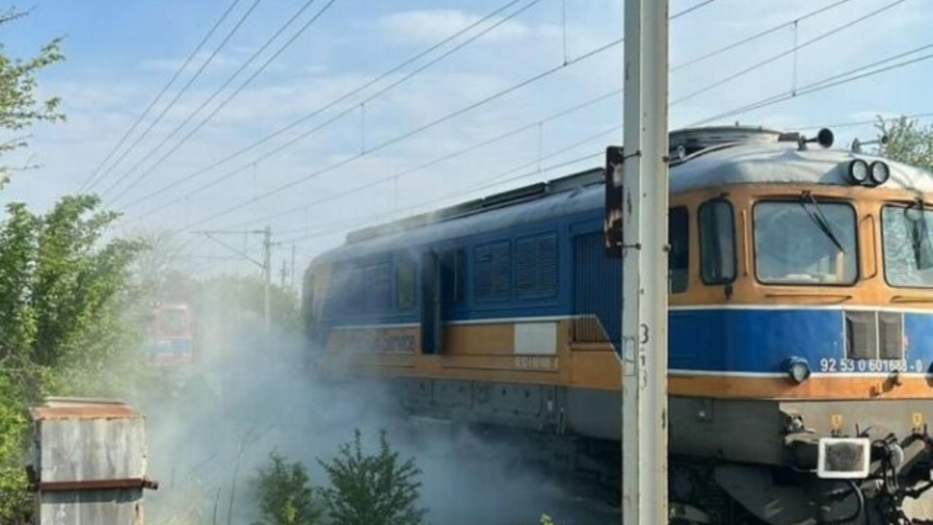 Locomotiva in flăcări (ISU Prahova)
