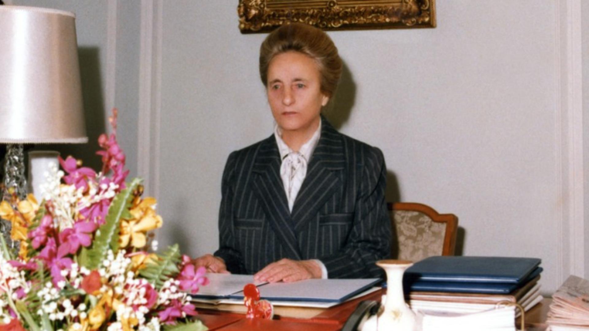 Elena Ceaușescu (martie 1989 - Profimedia)