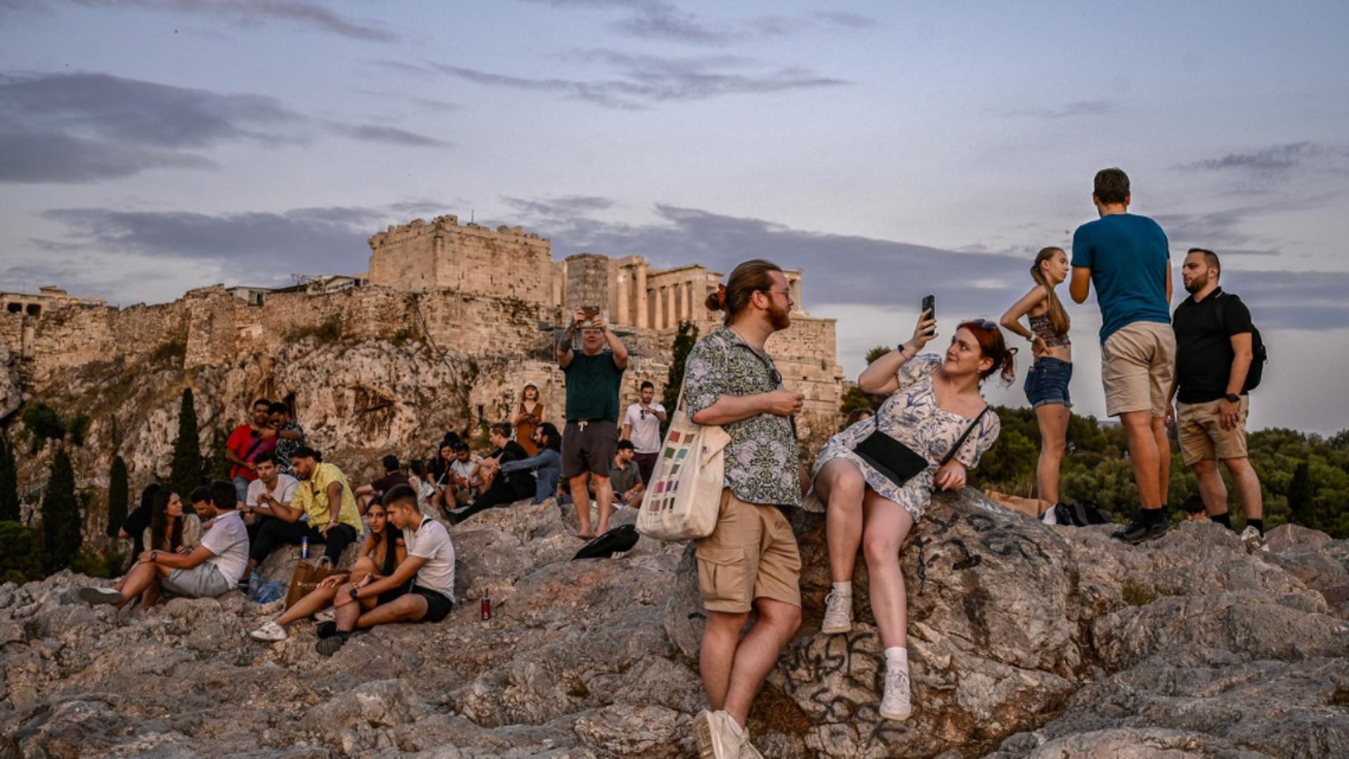 Turiști în Grecia (Profimedia)