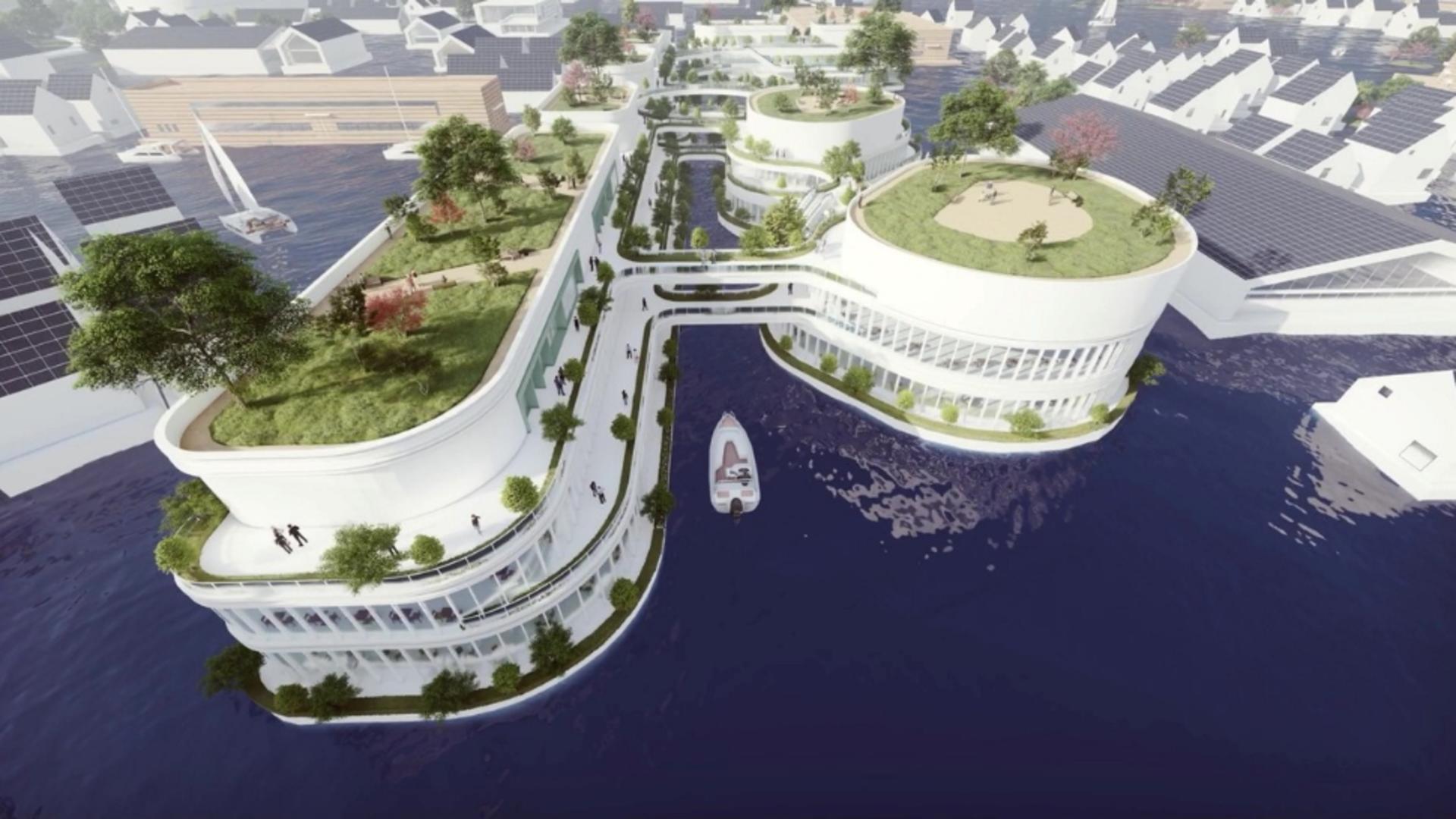 Planurile pentru orașul plutitor masiv au fost dezvăluite. „Arca” impresionantă va putea găzdui aproape 40.000 de oameni
