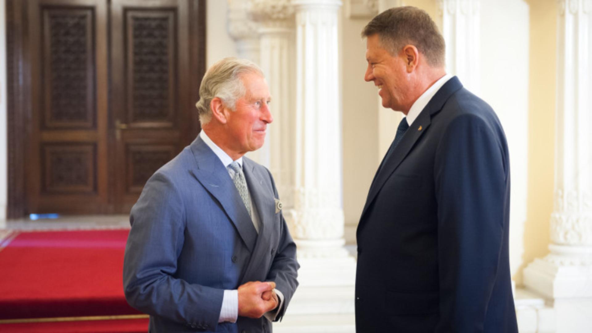Regele Charles al III-lea și președintele Klaus Iohannis (2022)