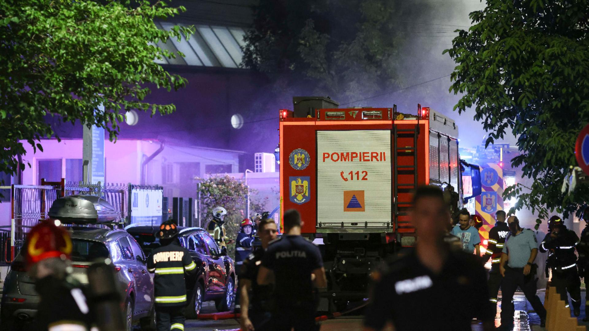 Incendiu la Spitalul „Nicolae Robănescu” / Foto: Inquam Photos
