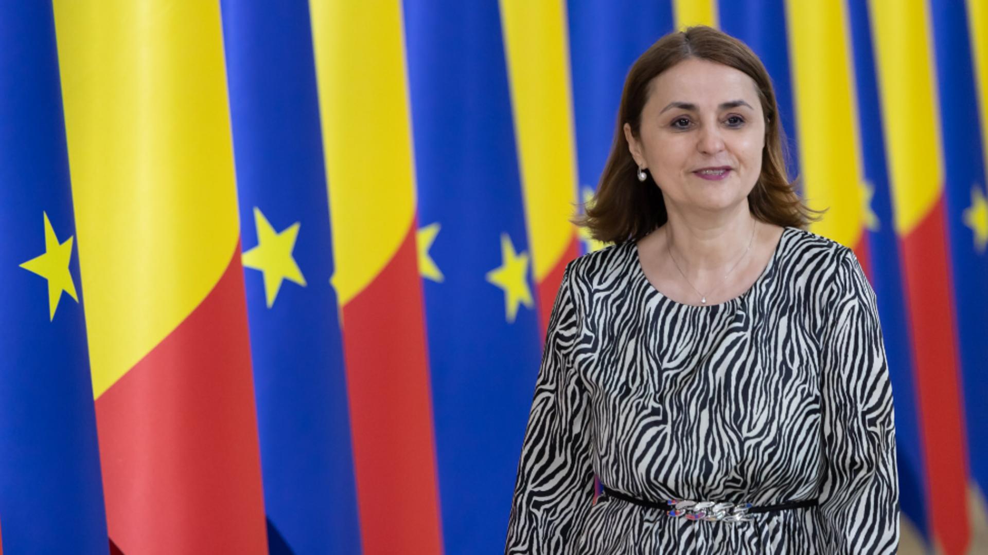 Luminița Odobescu, ministrul român de Externe. Foto/Guvern
