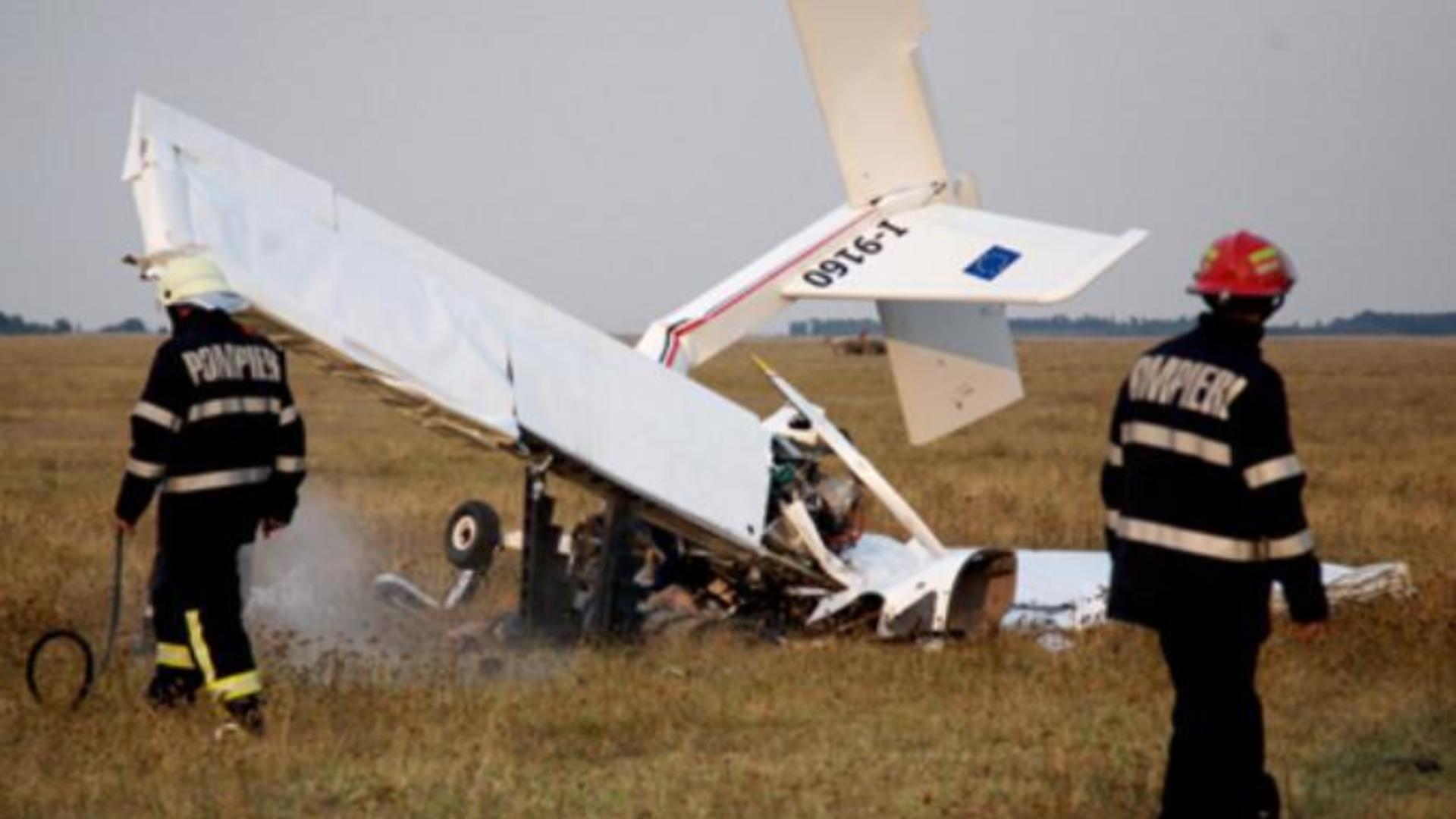 Avion prăbușit între Râșnov și Tohan – Un bărbat este resuscitat de salvatorii ajunși la fața locului