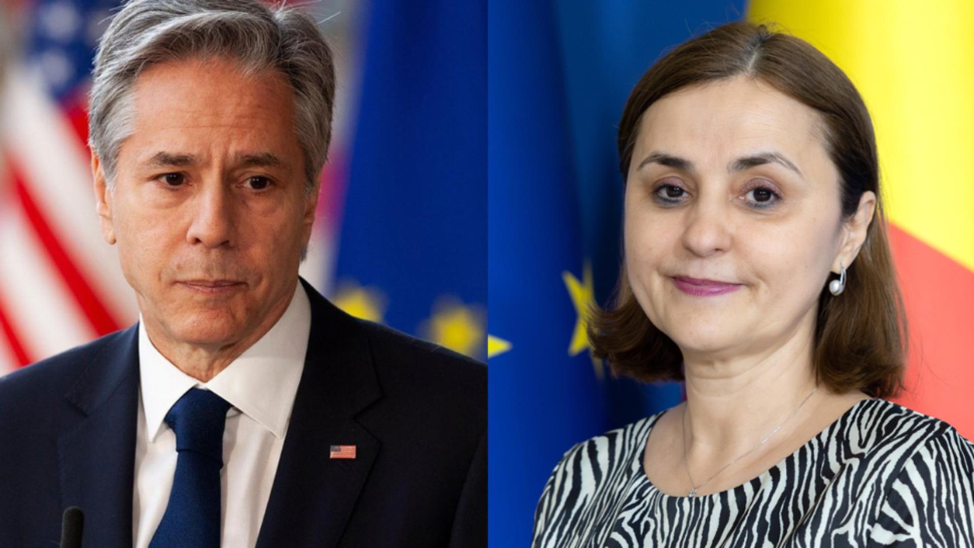 Secretarul de stat SUA și ministrul român al Afacerilor Externe, discuții în urma exploziei de lângă România