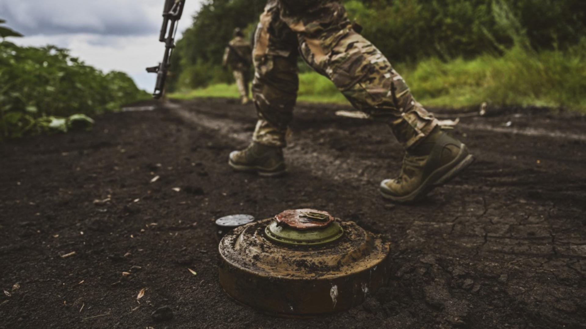Operațiune ucraineană de deminare în regiunea Donețk (Profimedia)