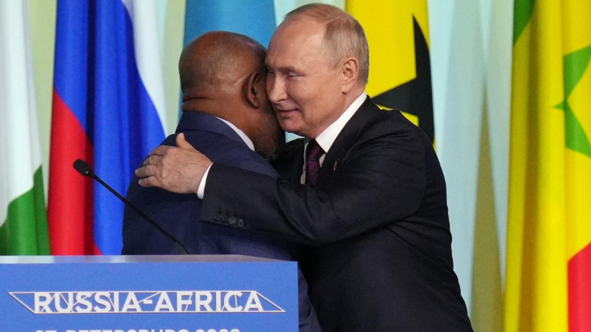 Vladimir Putin la summitul Rusia-Africa. Foto: Profimedia