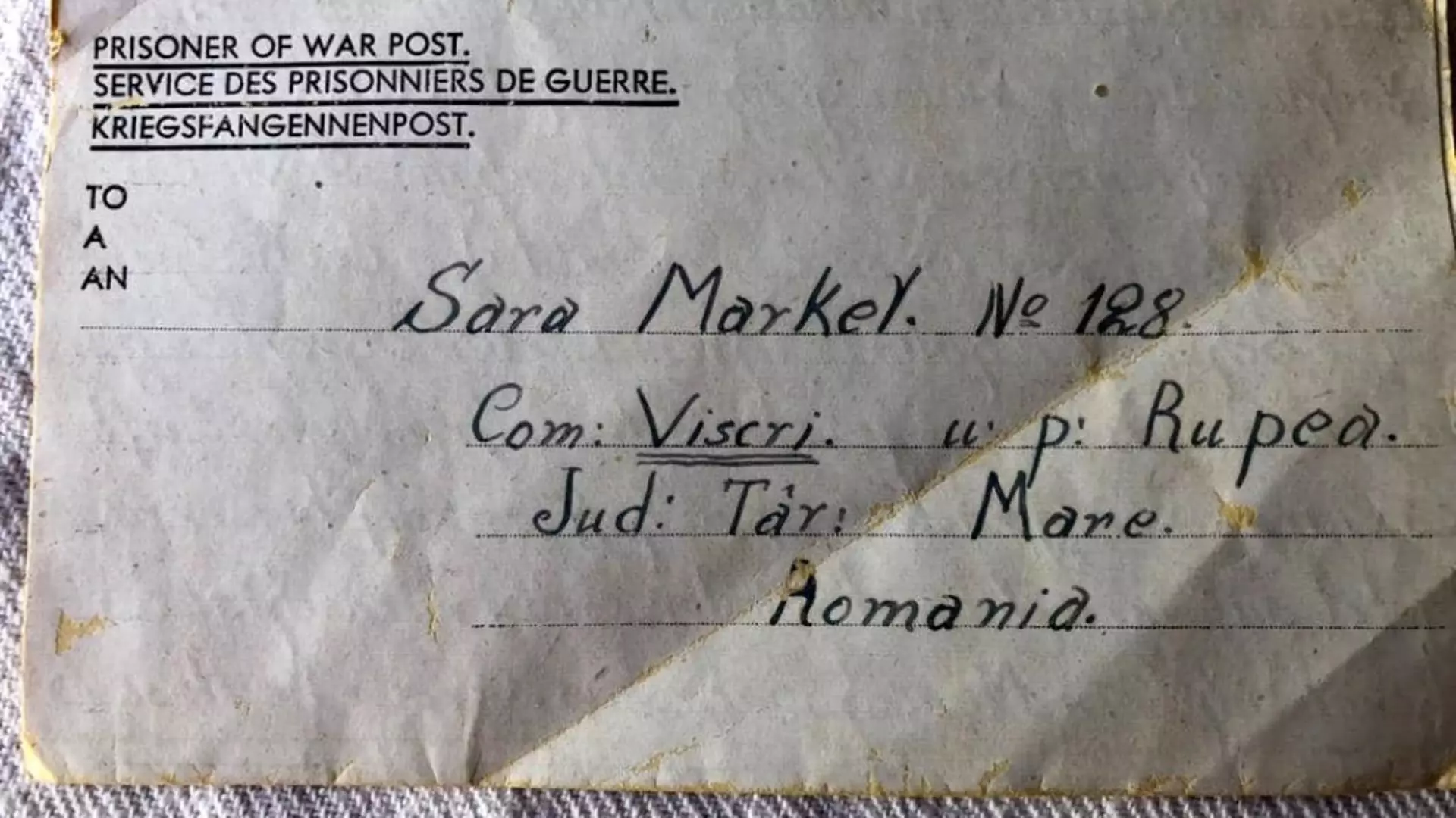 Poșta Română a livrat o scrisoare la 76 de ani după expediere. Foto: Facebook/Csiki Camelia