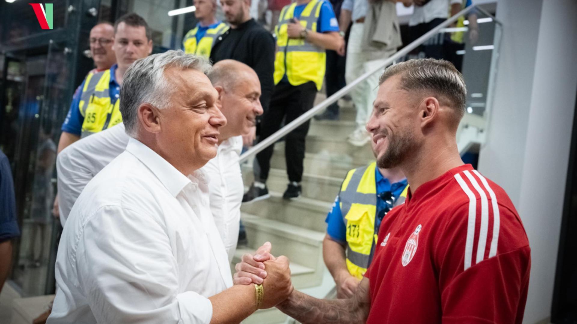 Viktor Orban, baie de mulțime la meciul Sepsi Sf. Gheorghe – U Craiova: „A fost frumos, băieţi!”
