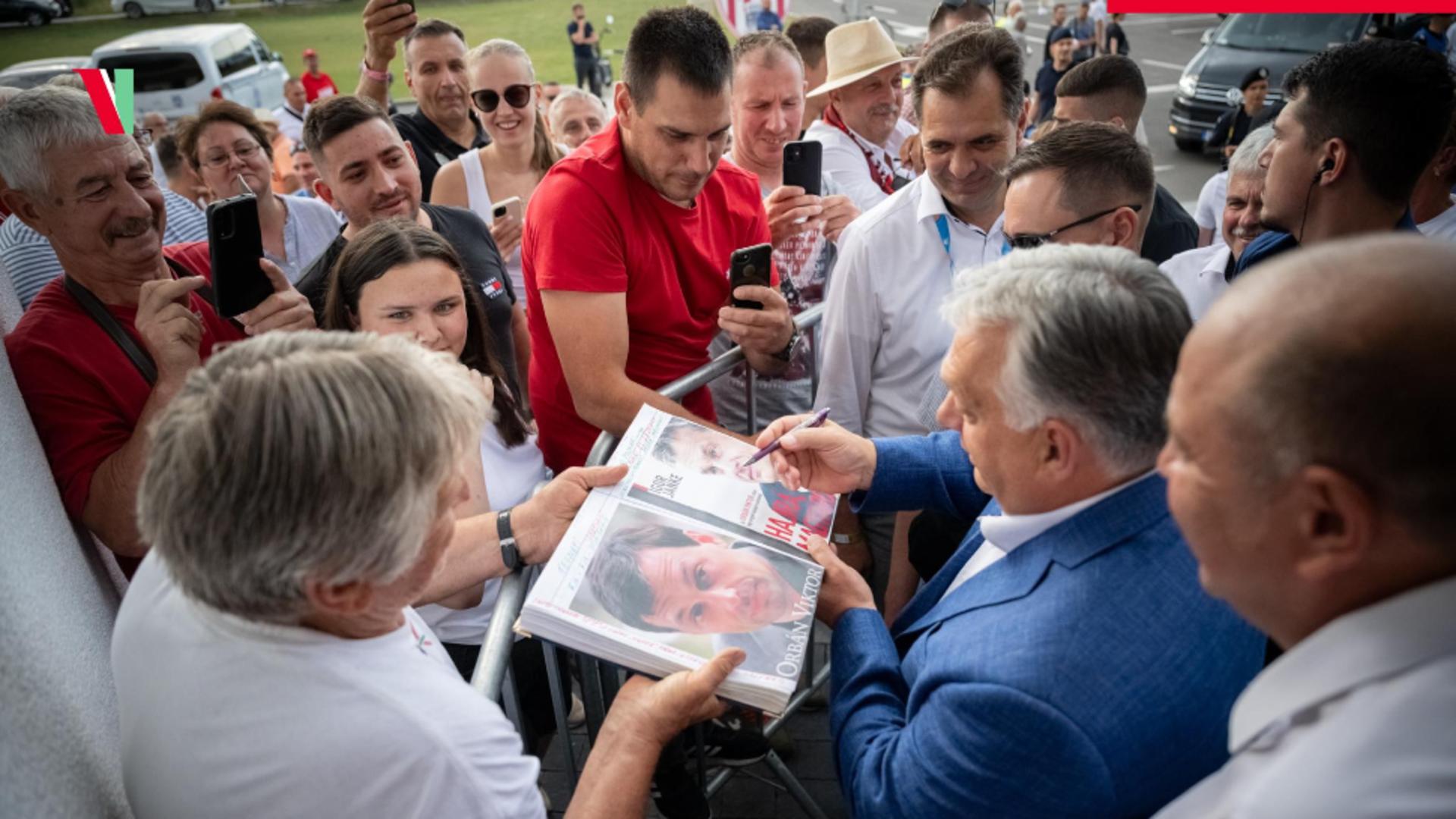 Viktor Orban i-a felicitat pe jucătorii lui Sepsi 