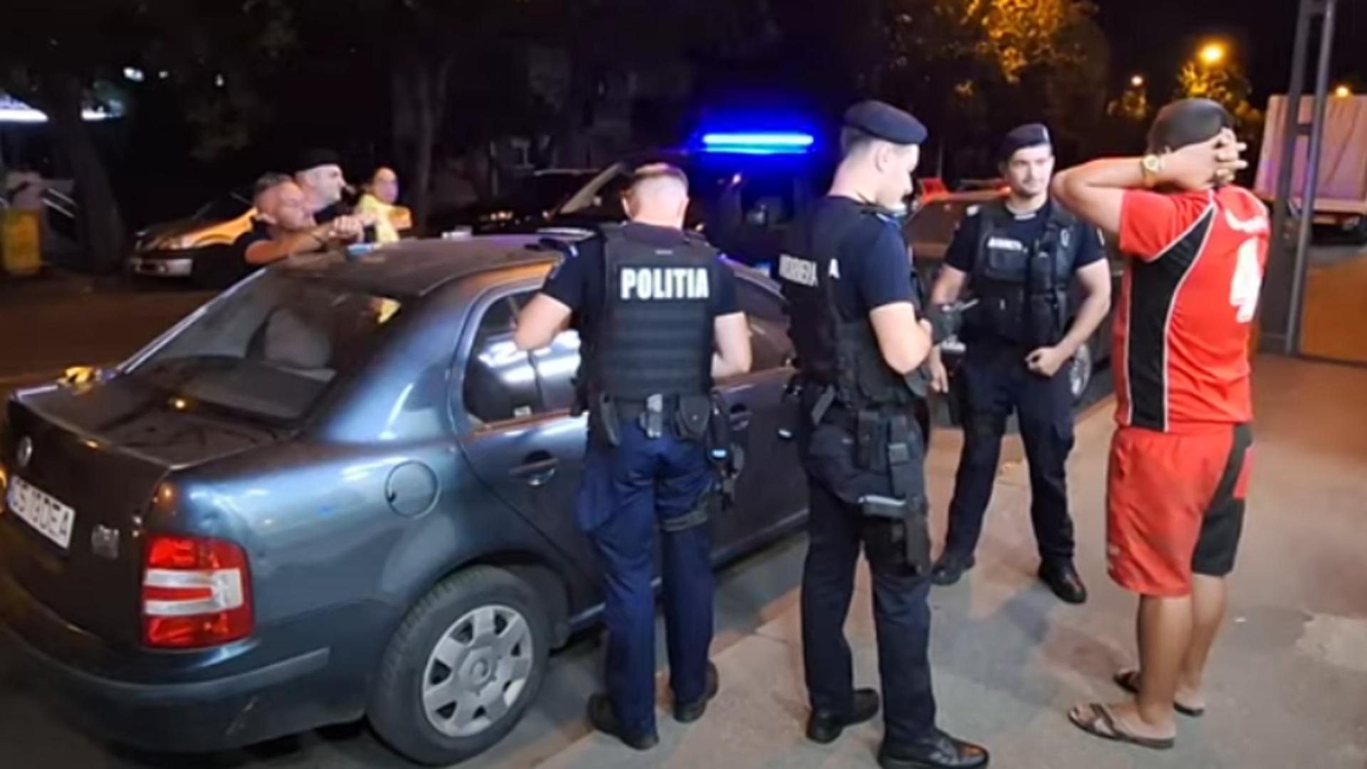Șoferii, amenințați cu un pistol și un cuțit de un bărbat, la Timișoara! Ce au descoperit polițiștii – VIDEO