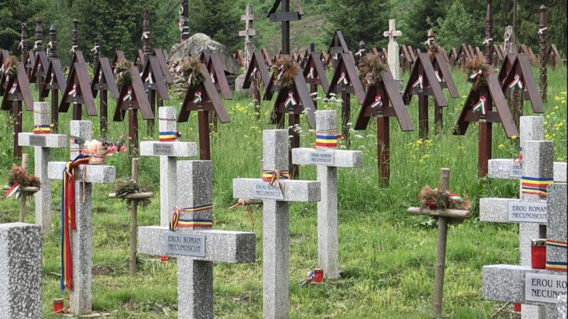 Un nou scandal în Cimitirul Internațional al Eroilor din Valea Uzului – Acte de vandalism