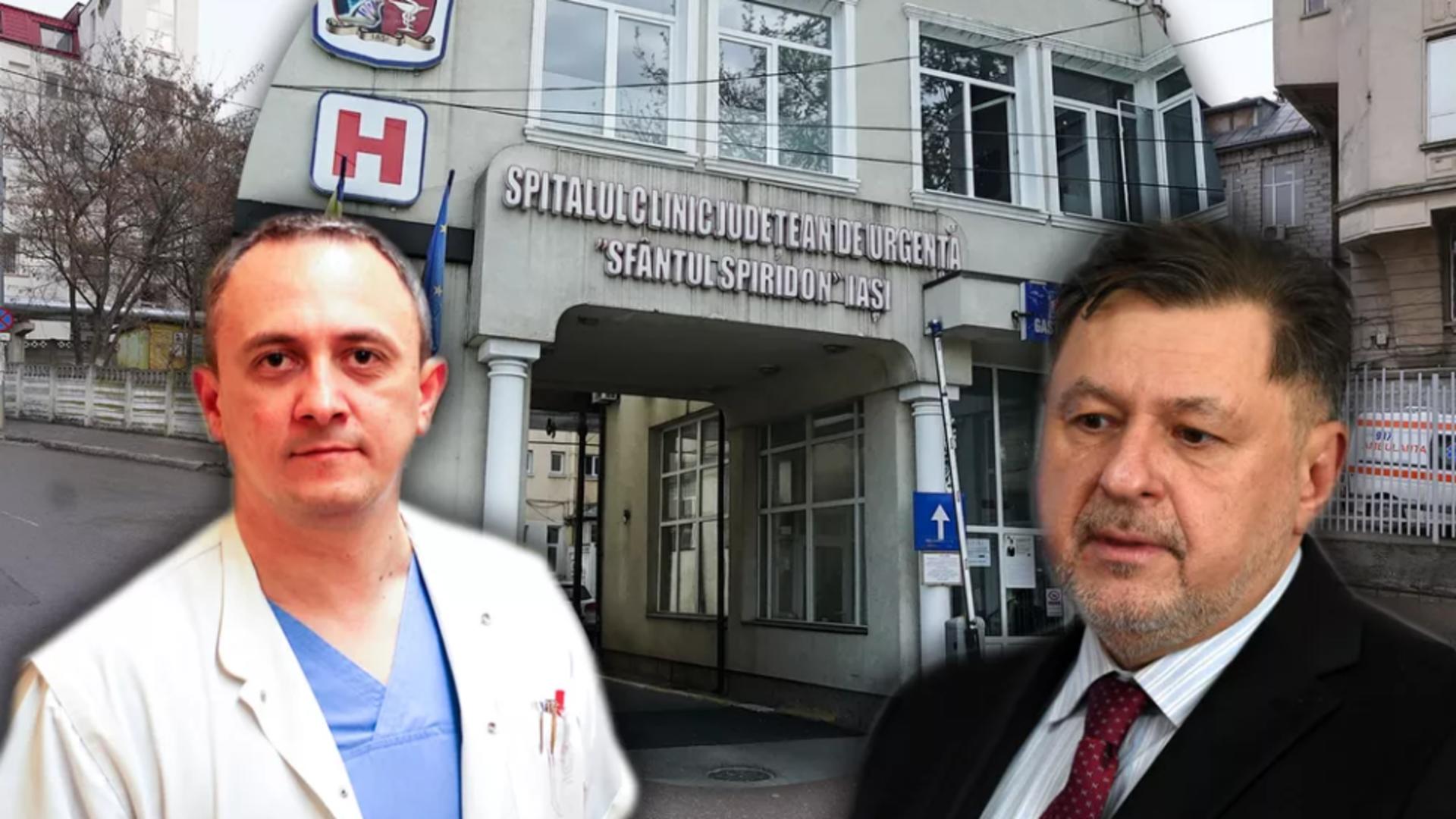 Alexandru Rafila, numire controversată la conducerea Spitalului Sfântul Spiridon Iași: De ce l-a pus director medical pe Dan Timofte, demis acum o lună