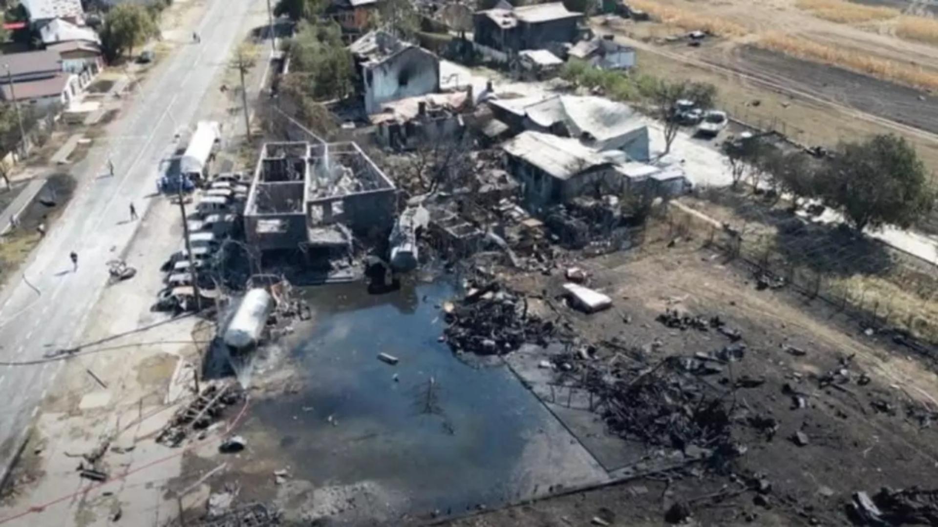 Bilanțul negru al tragediei de la Crevedia, prezentat de procurori: Şase clădiri distruse, alte 77 au fost afectate