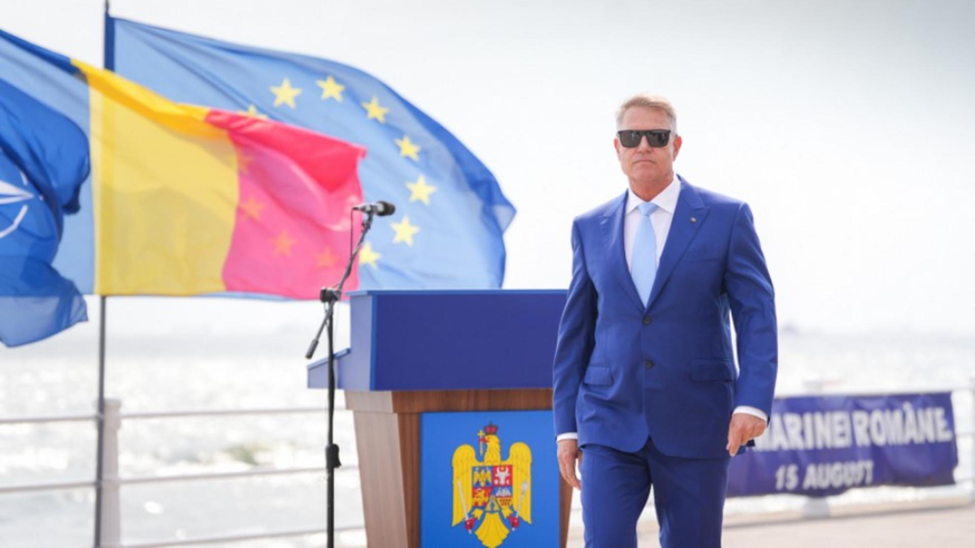 Klaus Iohannis, președintele României / Captură video 