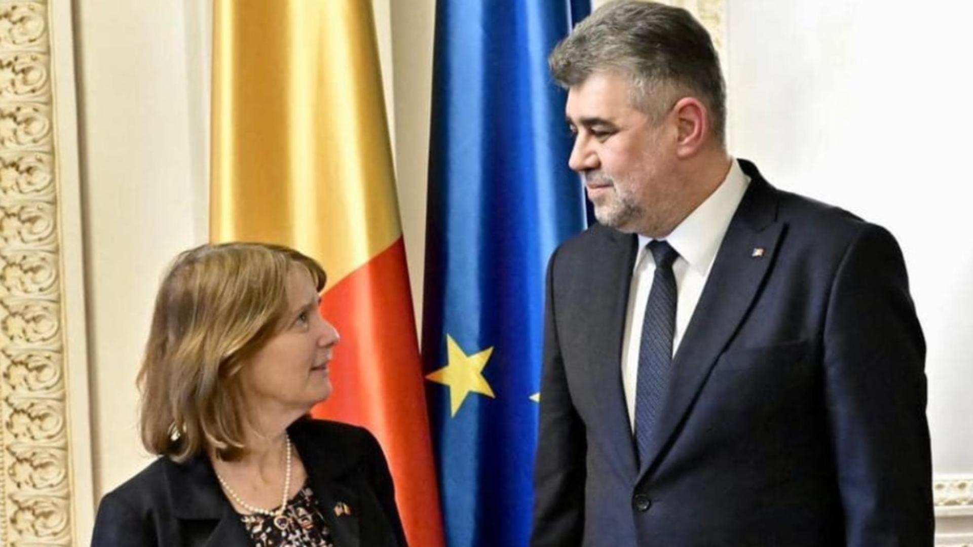Marcel Ciolacu, întâlnire CRUCIALĂ cu ambasadorul Statelor Unite ale Americii în România - Măsuri pentru securitatea României