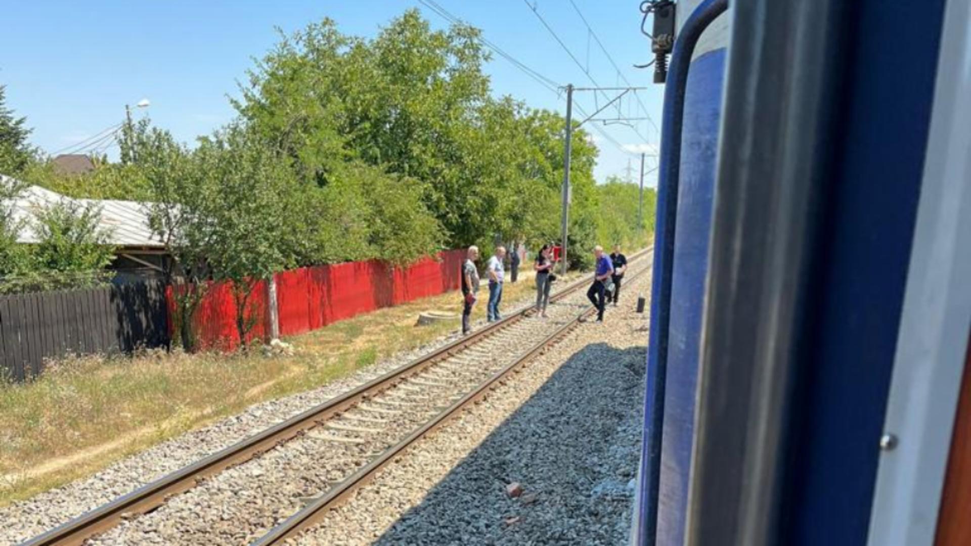 Accident pe calea ferată, în dreptul orașului Pantelimon. Un bărbat a murit după ce a fost călcat de tren