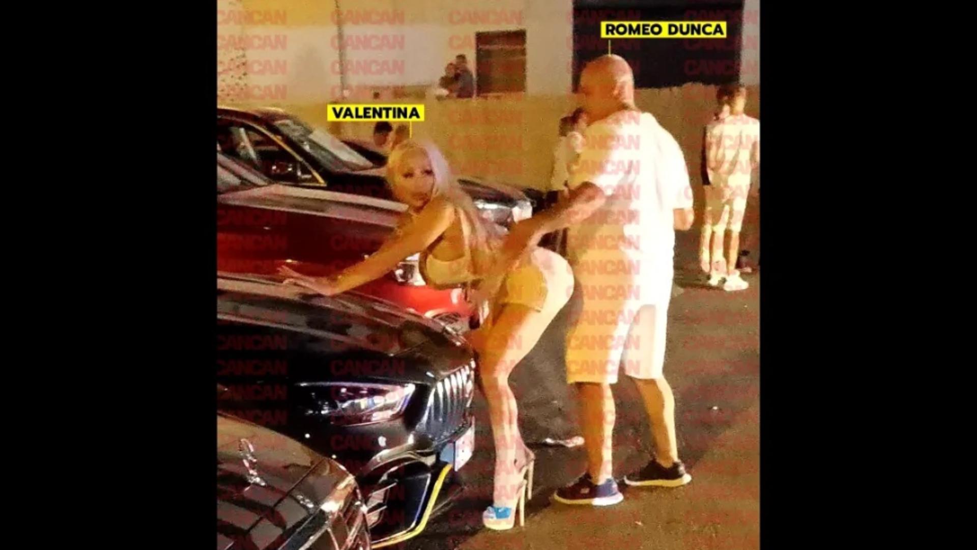 Soția șefului CJ Caraș Severin, Romeo Dunca, show erotic în parcarea unui club de pe litoral