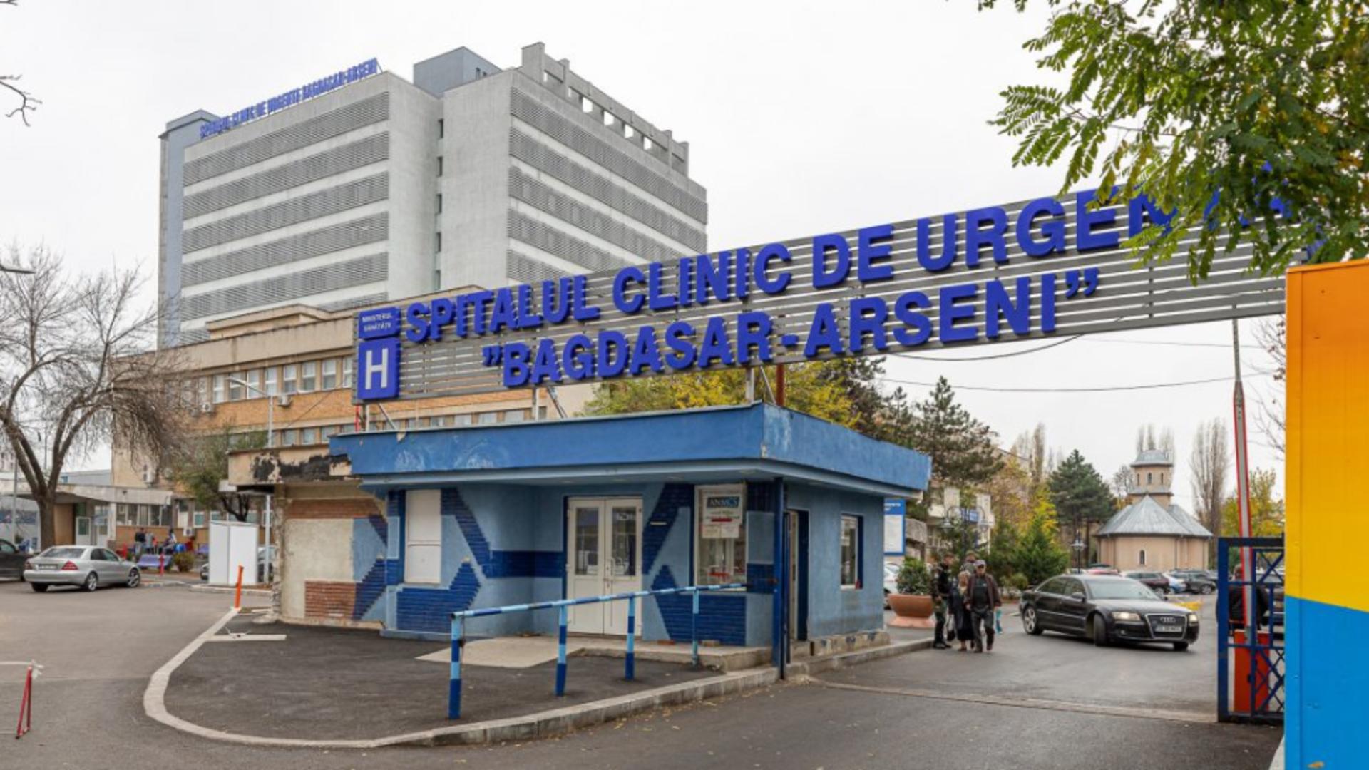 Unitatea de Primiri Urgențe de la Spitalul Bagdasar-Arseni din București, INUNDATĂ după ploaie
