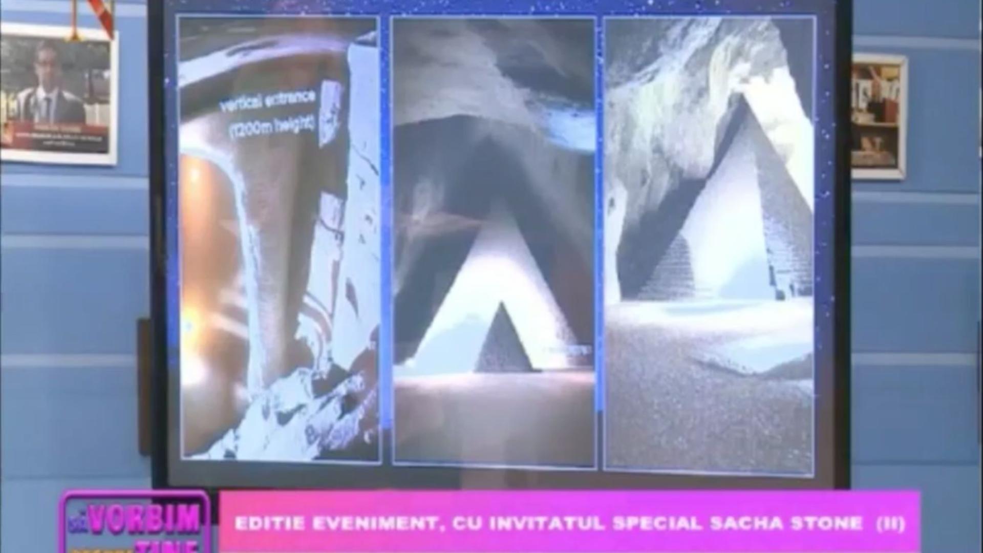 O televiziune a difuzat presupuse imagini din tunelurile dacice de sub Bucegi. Foto: Facebook