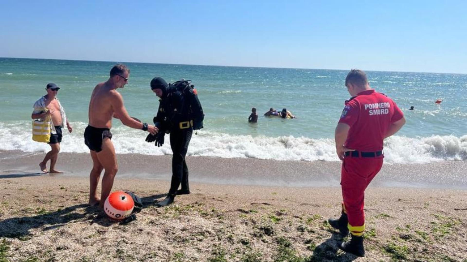 O nouă victimă pe litoralul românesc. Marea a adus la mal trupul unui bărbat, la Eforie Nord